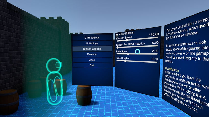 Oculus Sample Framework