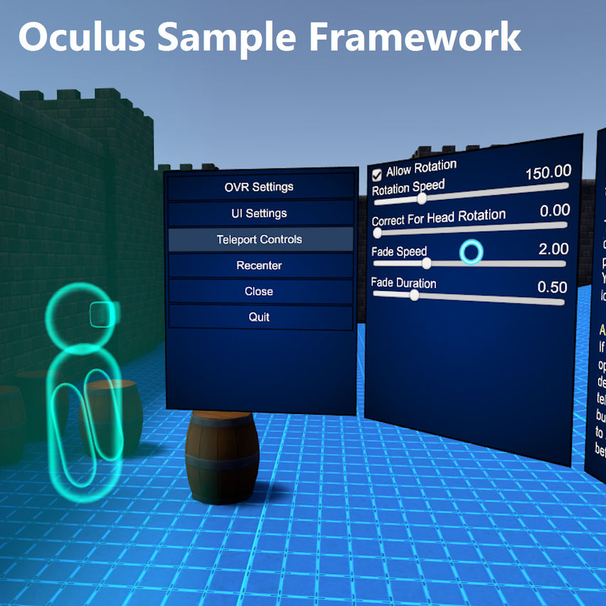 Oculus Sample Framework