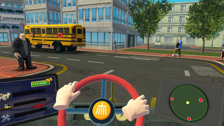 City Sweeper Truck Driver Simulator VR