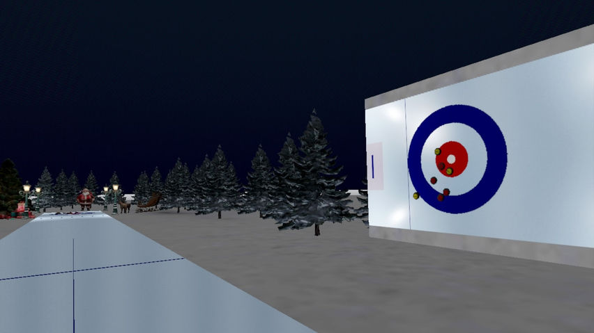 Santa's Christmas Curling