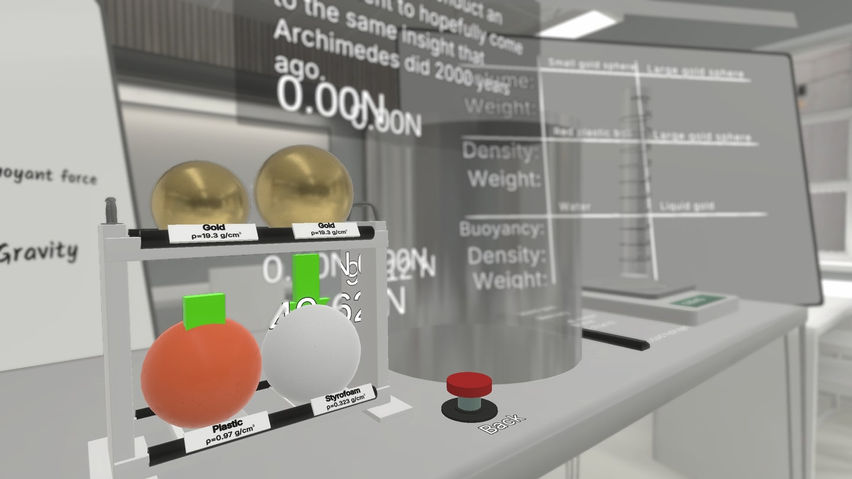 Edda Physics 1 Demo - Archimedes' Principle