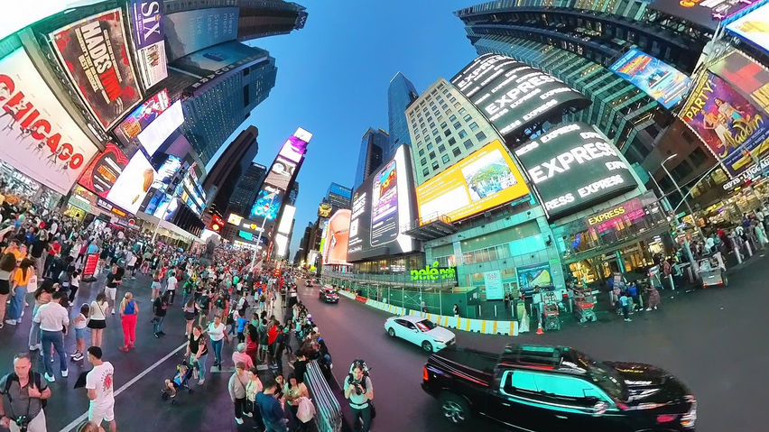 NYC Times Square VR Travel Giant's View