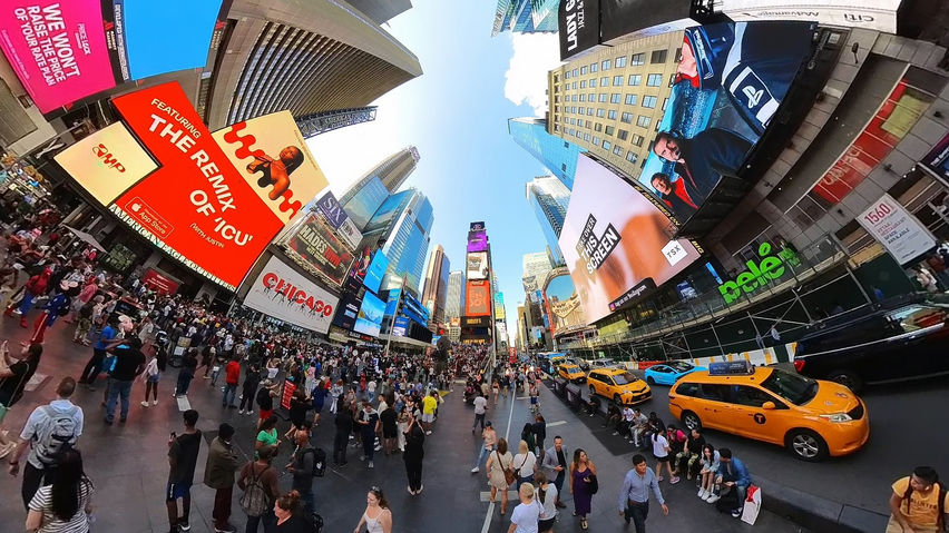 NYC Times Square VR Travel Giant's View