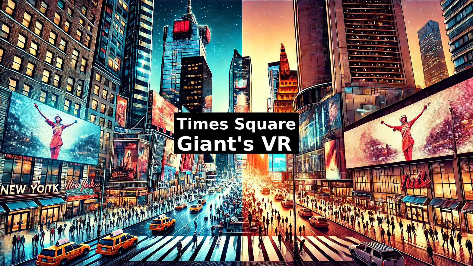 NYC Times Square VR Travel Giant's View