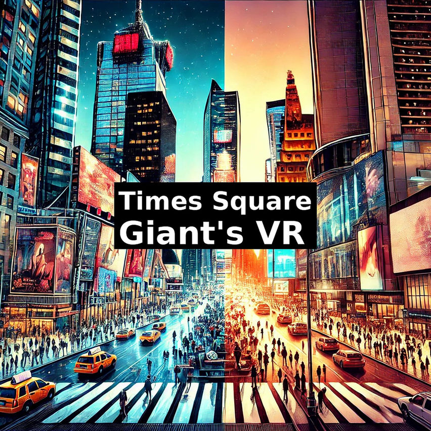 NYC Times Square VR Travel Giant's View