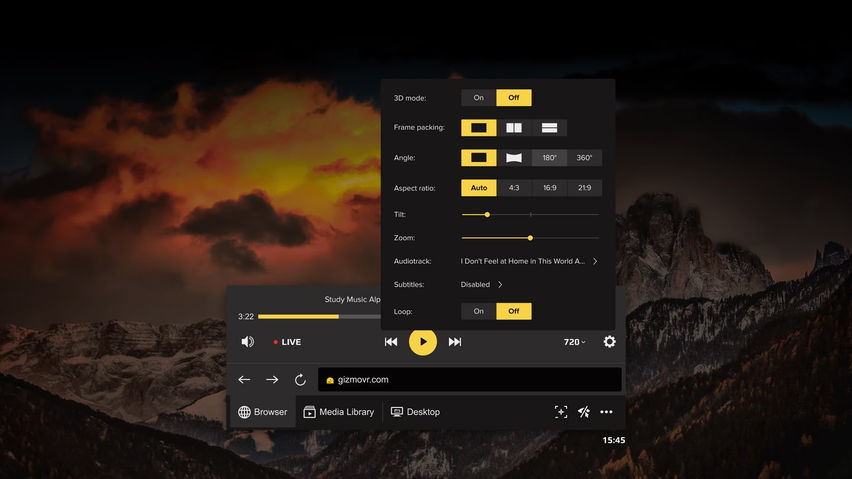 GizmoVR Video Player