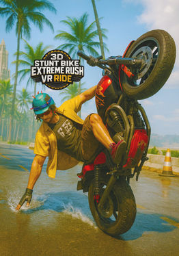 3D Stunt Bike Extreme Rush VR Ride