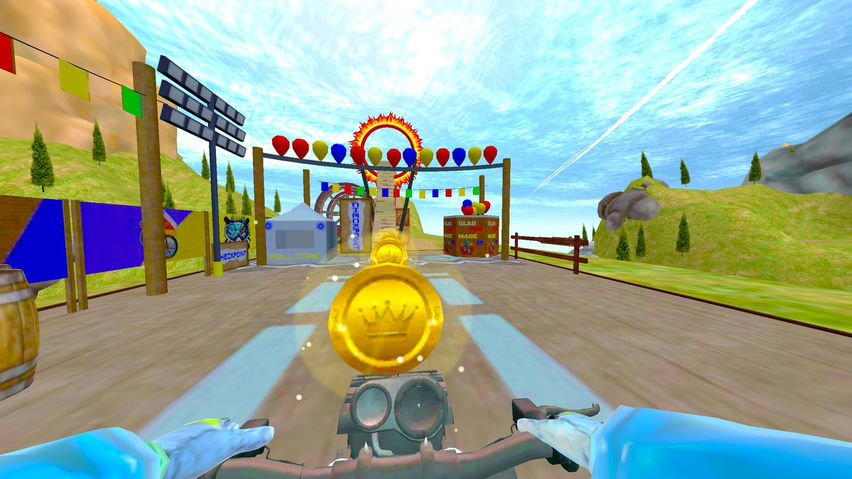 3D Stunt Bike Extreme Rush VR Ride