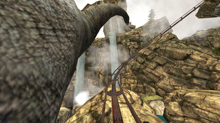 Roller Coaster Rush - Dino Park