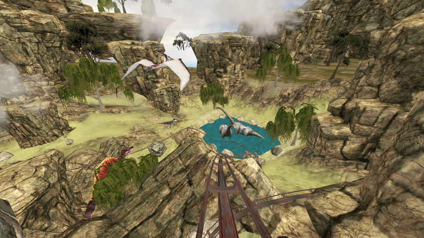 Roller Coaster Rush - Dino Park