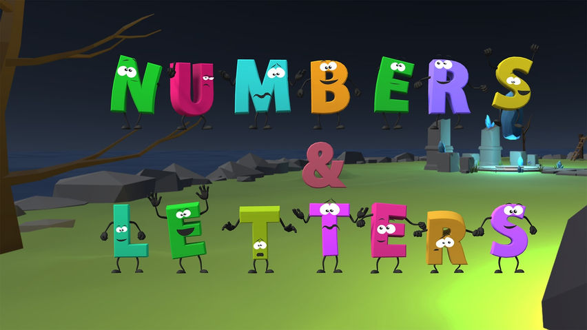Numbers and Letters - puzzles, math, numeracy and literacy educational games