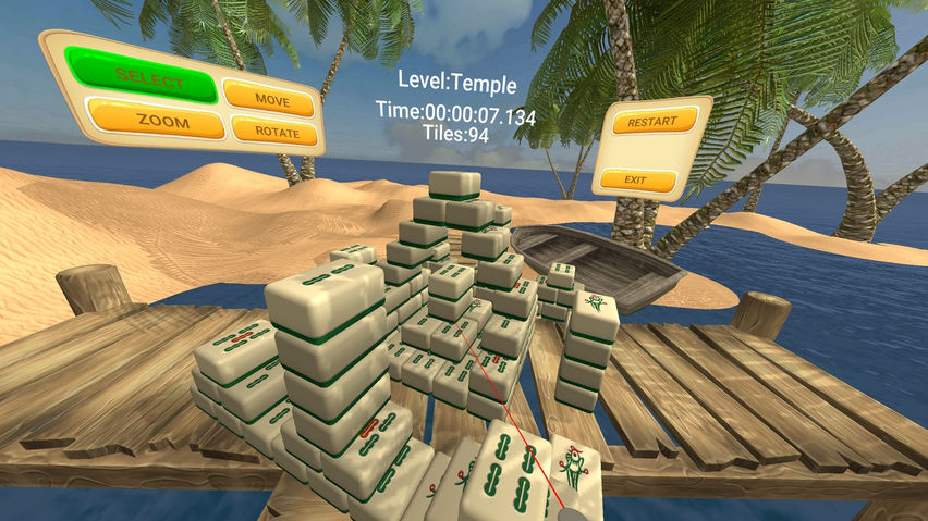 3D Mahjong worlds