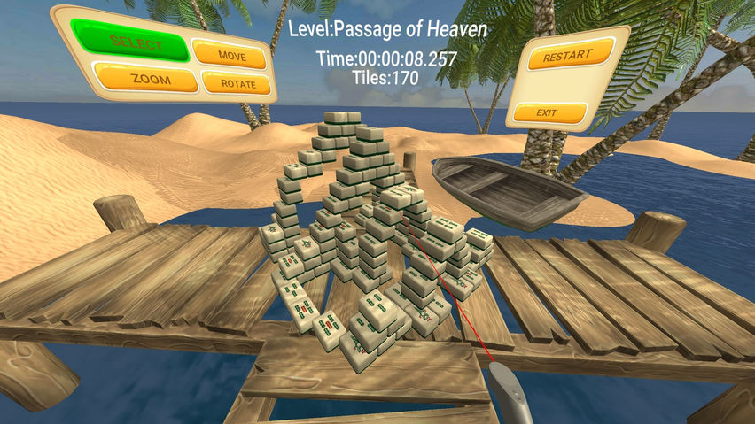 3D Mahjong worlds