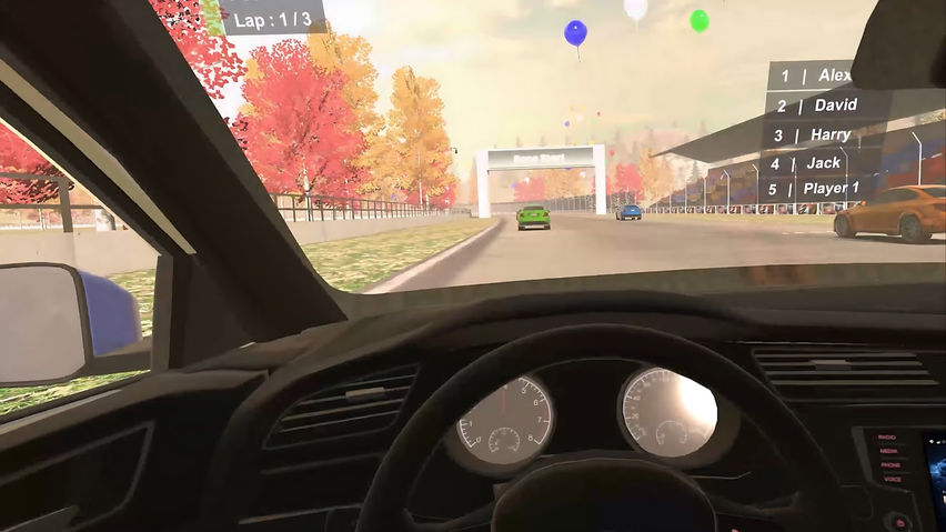 Realistic Car Racing