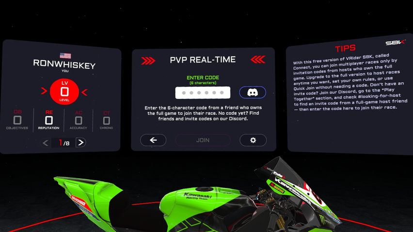 VRider SBK Connect
