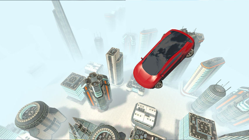 Futuristic Flying Car