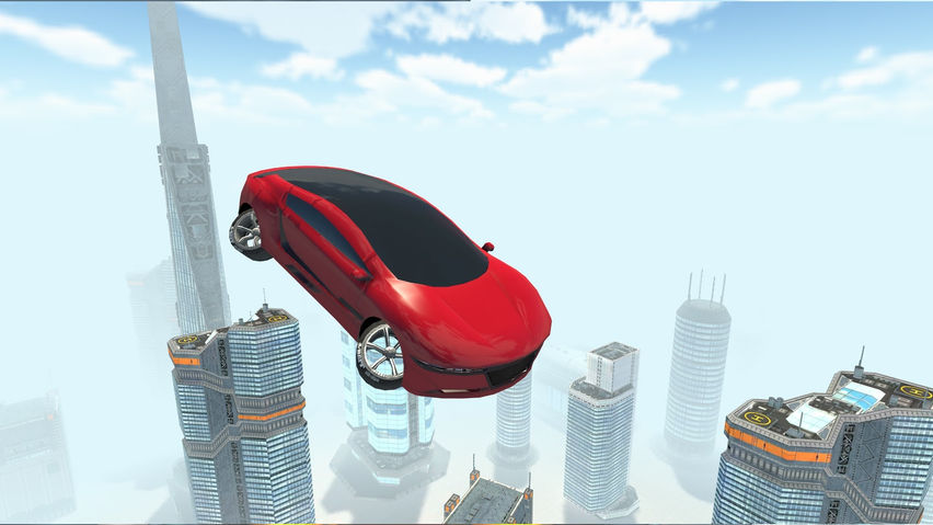 Futuristic Flying Car