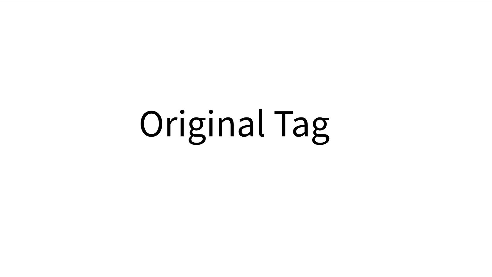 Original Tag 5
