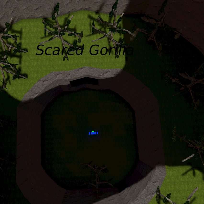 Scared Gorilla