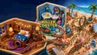 Roller Coaster Miniature Worlds: Beach Bathroom Bedroom Pack