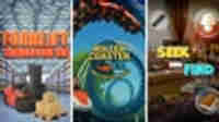 VR Simulator Mega Pack: Forklift, Roller Coaster & Seek Find