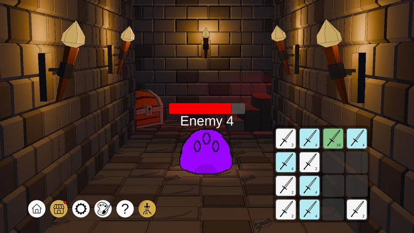 Attack on Slimes (2048 RPG)