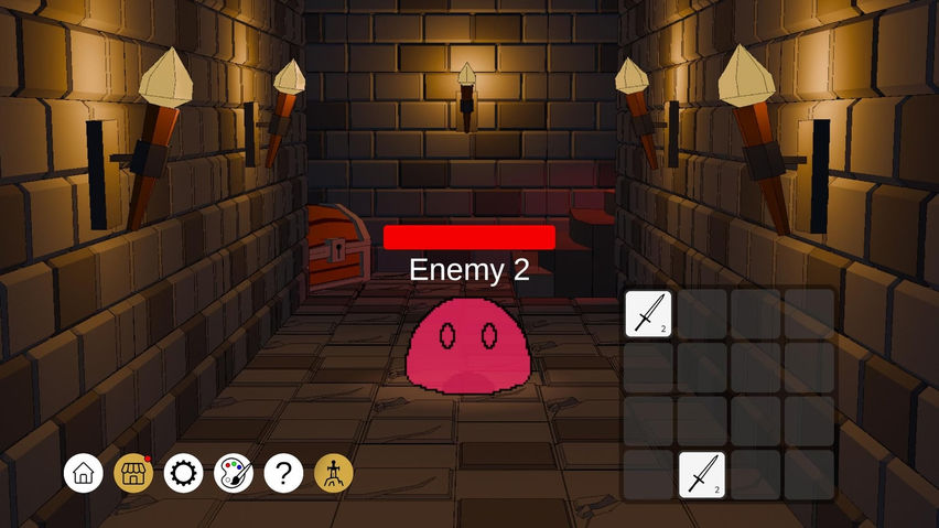 Attack on Slimes (2048 RPG)