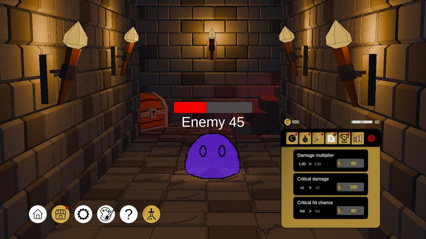 Attack on Slimes (2048 RPG)