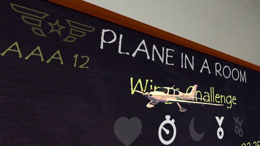 Plane In A Room