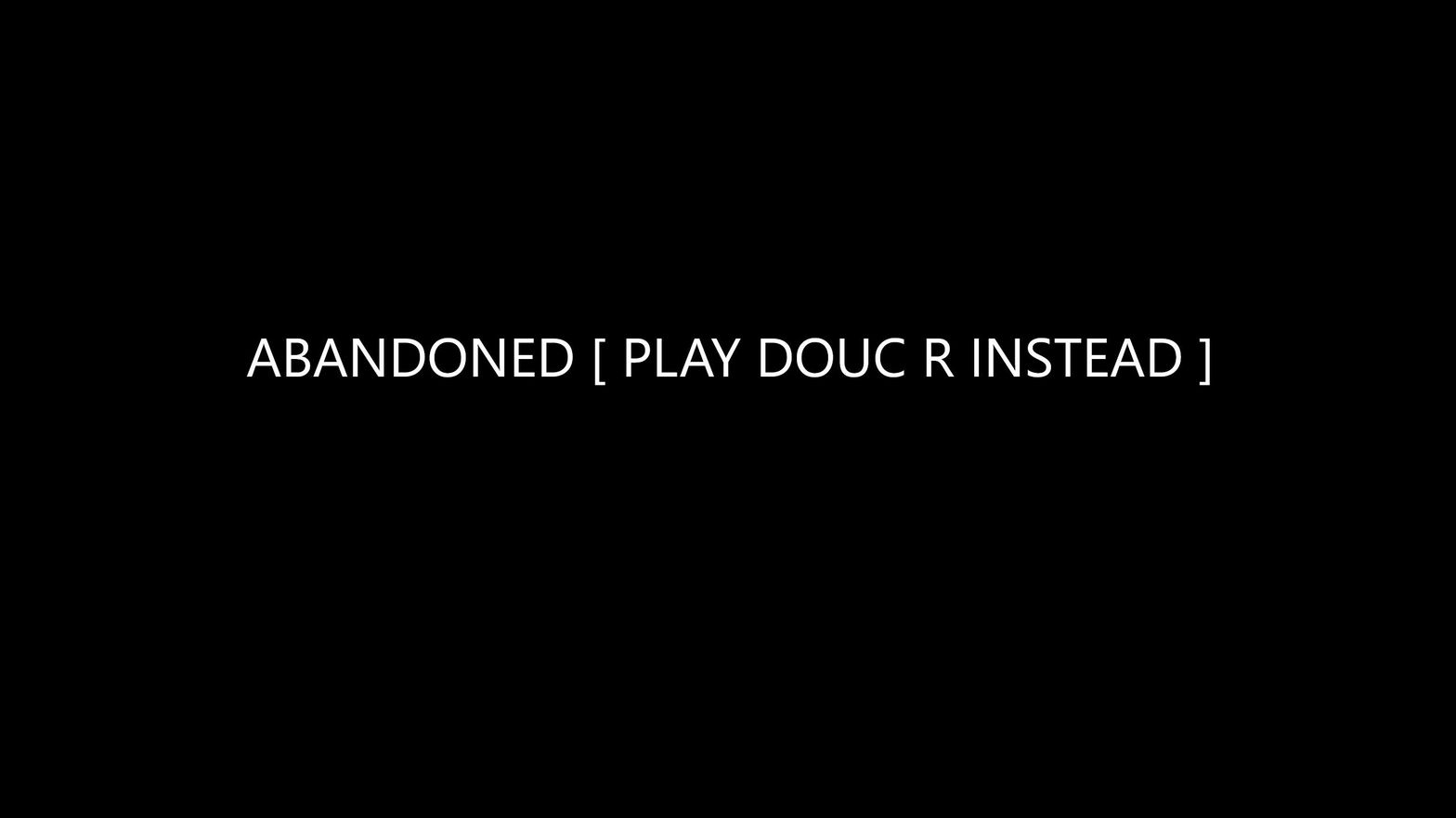Untitled Horror Game [Discontinued Play Douc R Instead]