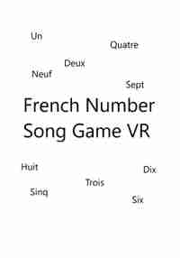 French Number Song Game VR