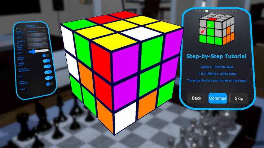 Cube Puzzle XR - with Tutorial and Timer