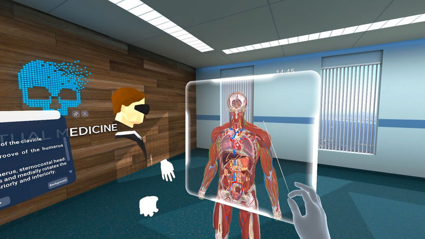 Human Anatomy VR for Institutions