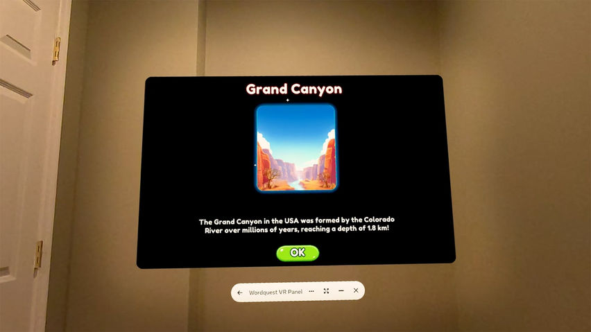 Wordquest - VR Panel