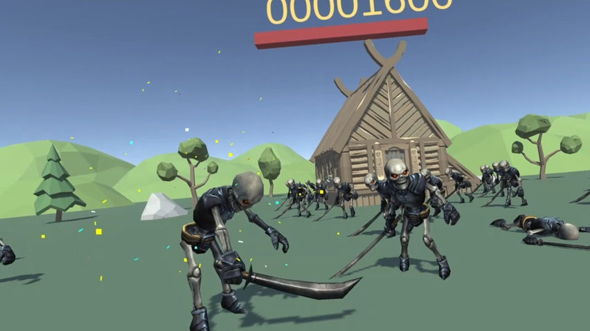 VRTK Infinite Wave Shooter