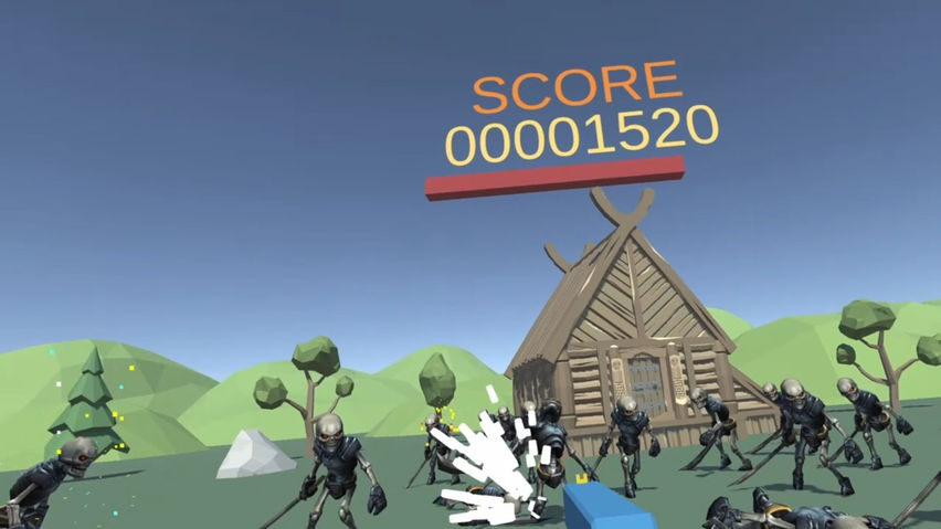 VRTK Infinite Wave Shooter