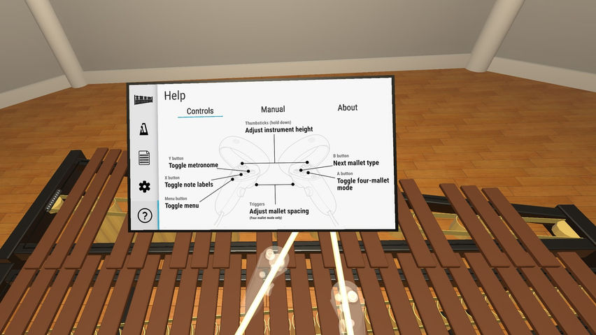 Percussive VR