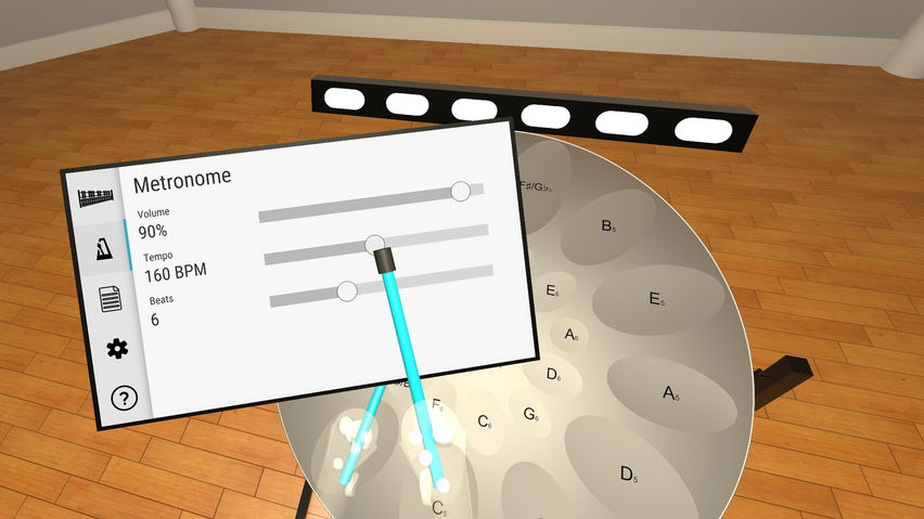 Percussive VR