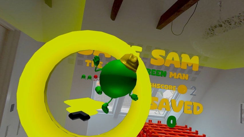 SAVE SAM THE LITTLE GREEN MAN