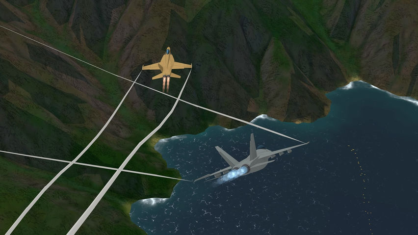 Virtual Fighter Maneuvers