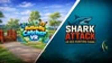 Butterfly Catcher VR - Catching Game | Shark Attack - VR Sea Hunting Game