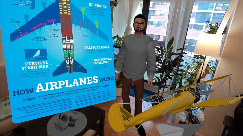 CuriosityXR: AI Tutor & 1M+ 3D Models