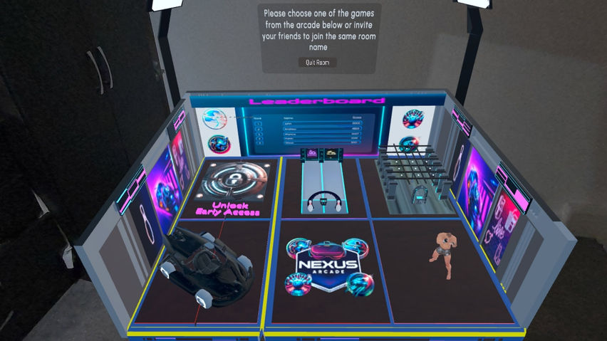 Nexus Arcade in Mixed Reality