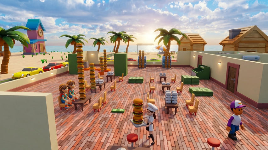 Idle Fast Food Restaurant Tycoon