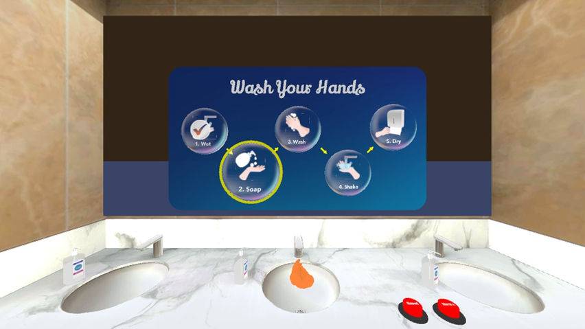VR Hand Washing