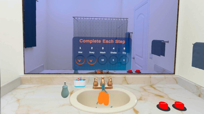 VR Hand Washing