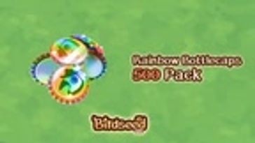 500 Rainbow Bottlecaps