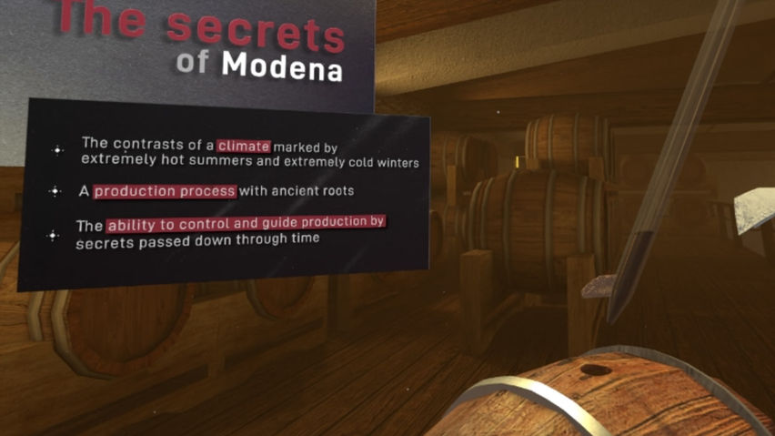 Aceto Balsamico di Modena - VR Experience