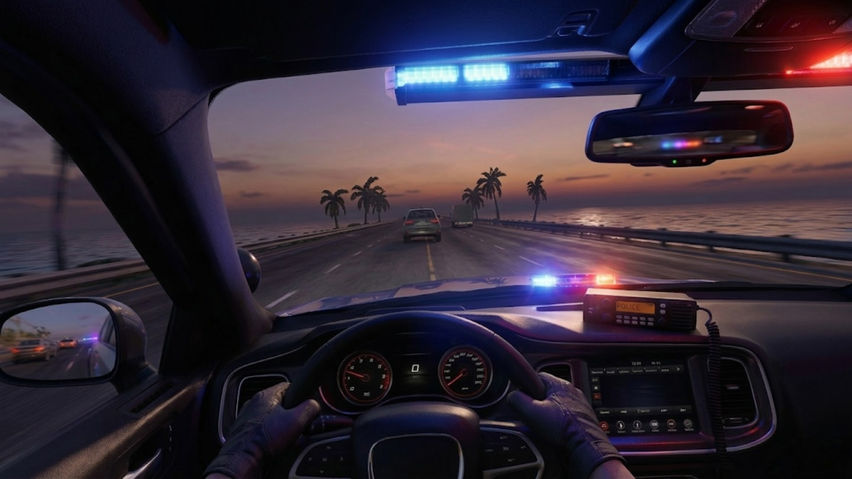 Highway Police Chase: Car Racing Game
