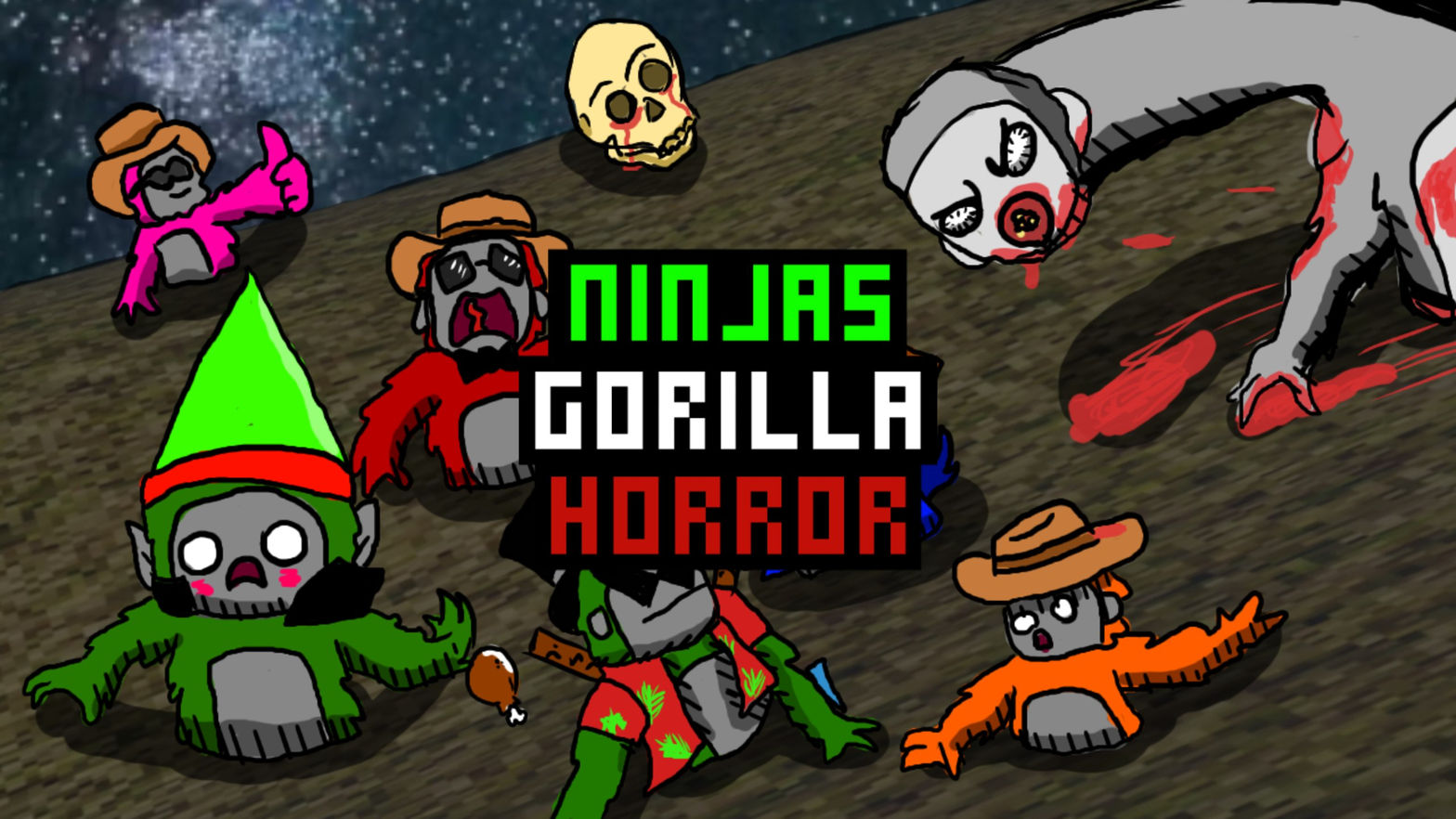 Ninjas Gorilla Horror